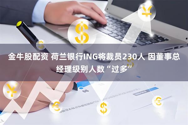 金牛股配资 荷兰银行ING将裁员230人 因董事总经理级别人数“过多”